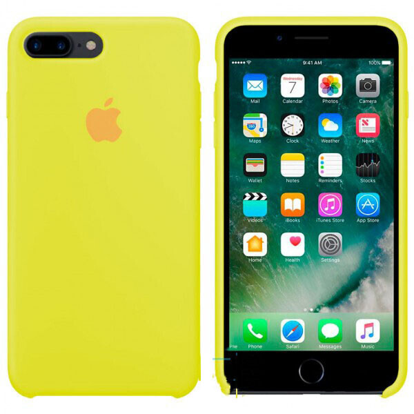 

Чехол Silicone Case Apple iPhone 7 Plus, 8 Plus Лимонный 41