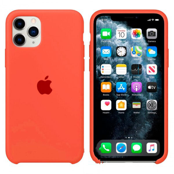 

Чехол Silicone Case Apple iPhone 11 Pro светло-Оранжевый 02