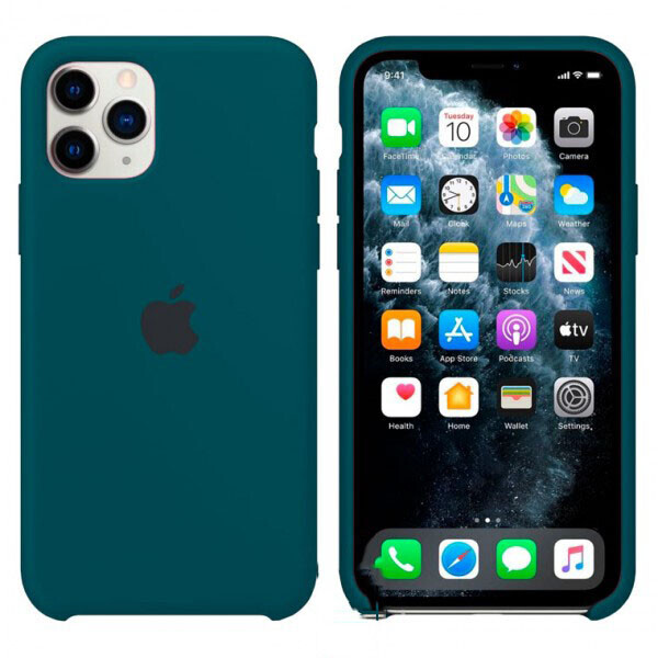 

Чехол Silicone Case Apple iPhone 11 Pro Max сине-Зеленый 46
