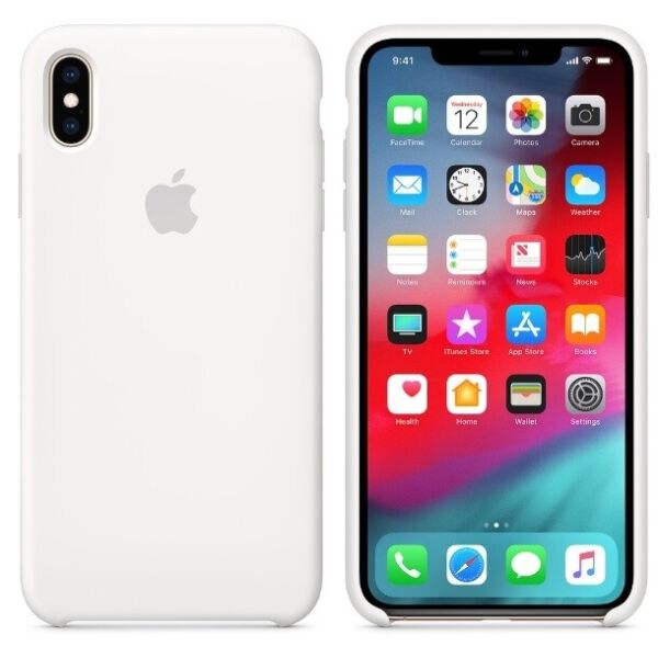 

Чехол Silicone Case Apple iPhone X, iPhone XS Оригинал Белый