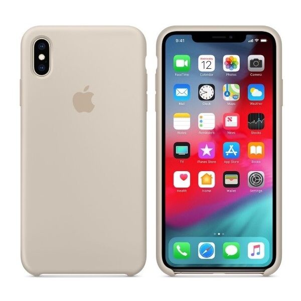 

Чехол Silicone Case Apple iPhone X, iPhone XS Оригинал Stone