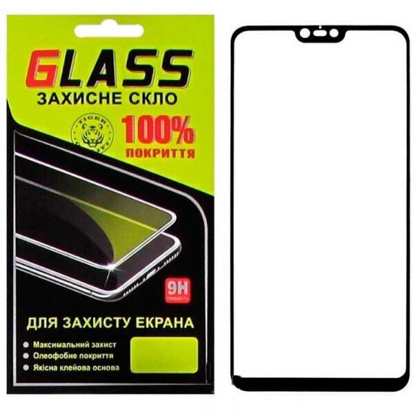 

Защитное стекло 3D Xiaomi Redmi Mi8 Lite, Mi 8X Черный Glass