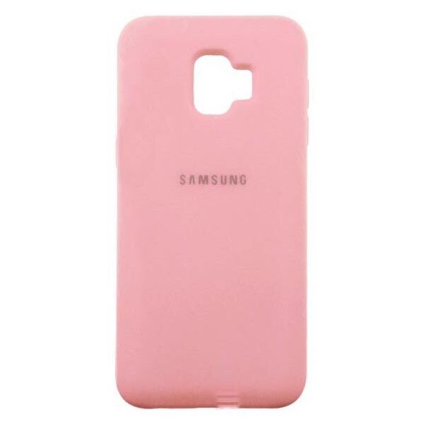 

Чехол Silicone Case Full Samsung J2 Core (2018) J260 Розовый