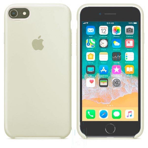 

Чехол Silicone Case Apple iPhone 6 Plus, 6S Plus молочный 11