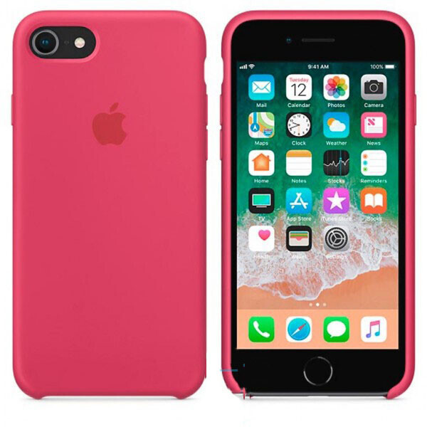

Чехол Silicone Case Apple iPhone 6 Plus, 6S Plus Бордовый 37