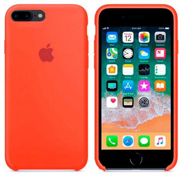 

Чехол Silicone Case Apple iPhone 7 Plus, 8 Plus Оранжевый 13