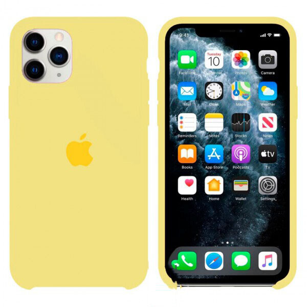 

Чехол Silicone Case Apple iPhone 11 Pro Max бледно-Желтый 51