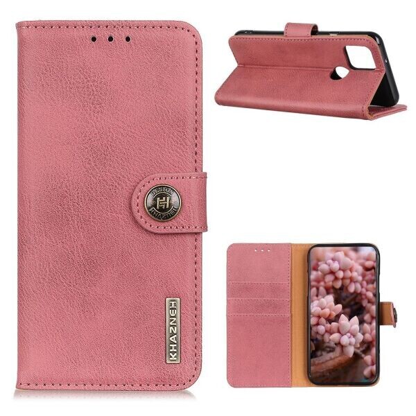 

Чехол-книжка KHAZNEH Wallet Cover для Oppo A15 / A15s - Pink