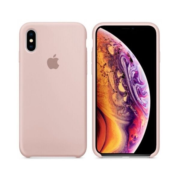 

Чехол Silicone Case Apple iPhone XS Max Оригинал Розовий Sand