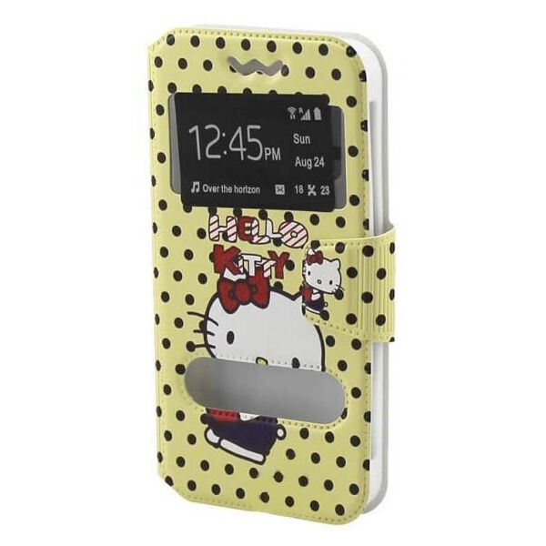 

Универсальный чехол книжка (2 окна) print 5.3-5.8 hello kitty