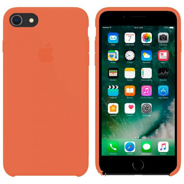 

Чехол Silicone Case Apple iPhone 7, 8, SE (2020) Оранжевый 49