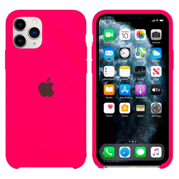 

Чехол Silicone Case Apple iPhone 11 Pro Max ярко-Малиновый 38