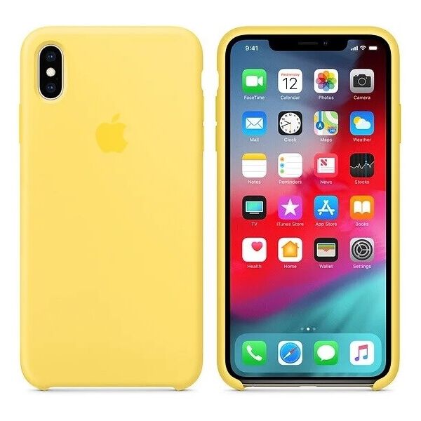 

Чехол Silicone Case Apple iPhone XS Max Оригинал Canary Желтый