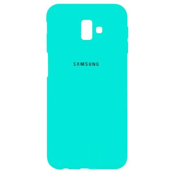 

Чехол Silicone Case Full Samsung J6 Plus (2018) J610 Бирюзовый
