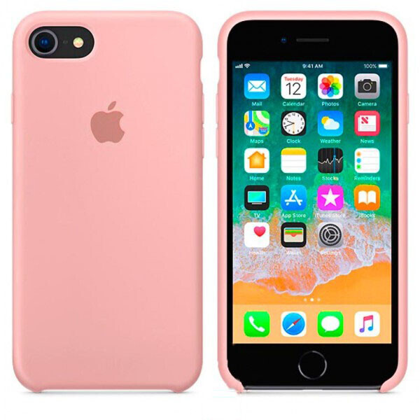 

Чехол Silicone Case Apple iPhone 7, 8, SE (2020) Персиковый 27