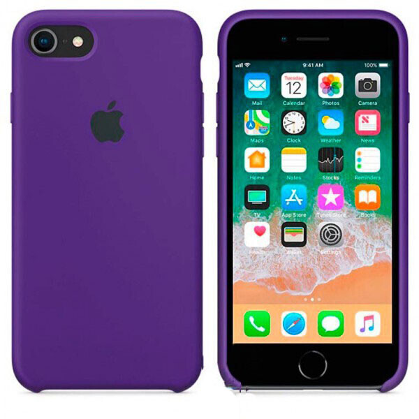 

Чехол Silicone Case Apple iPhone 7, 8, SE (2020) Фиолетовый 43