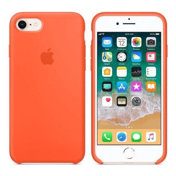 

Чехол Silicone Case Apple iPhone 7, iPhone 8 Оригинал Оранжевый