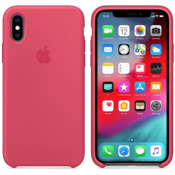 

Чехол Silicone Case Apple iPhone X, iPhone XS Оригинал Hibiscus
