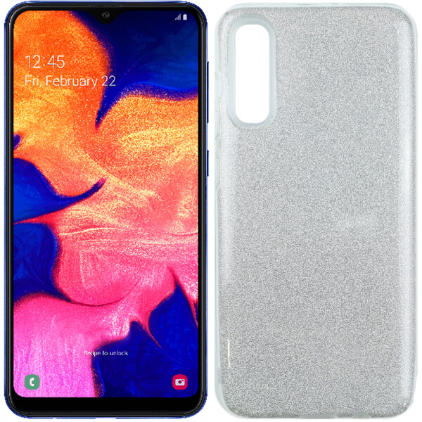 

Чехол силиконовый 3in1 Блёстки для Samsung A705 Galaxy A70 Silver (26820)