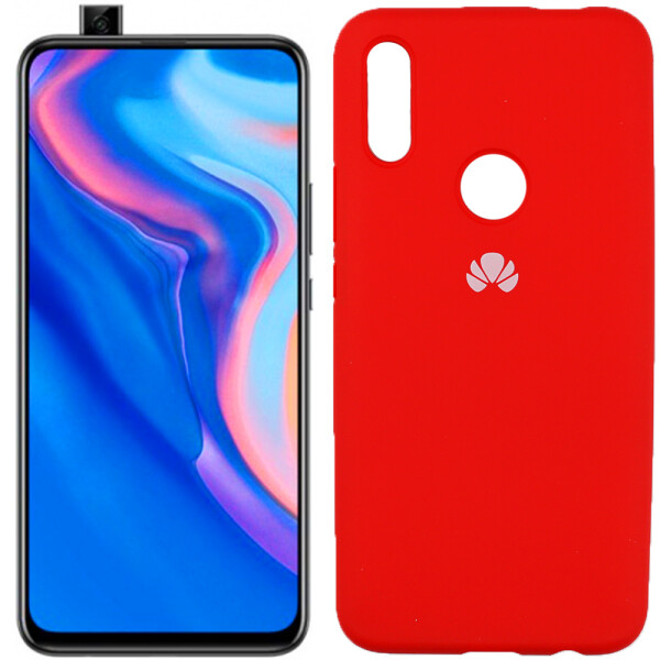 

Чехол силиконовый оригинальный для Huawei P Smart Z Красный FULL (27225)