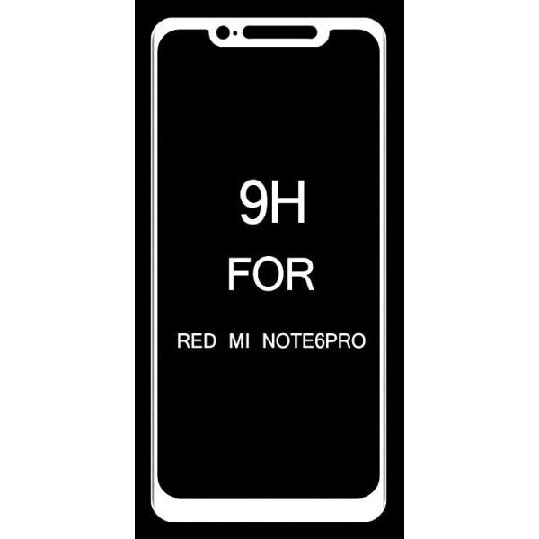 

Защитное стекло 5D Xiaomi Redmi Note 6 Pro Белый