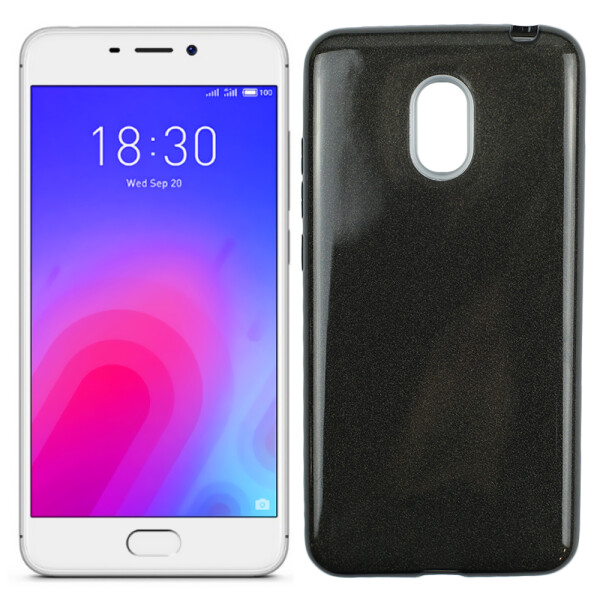 

Чехол силиконовый 3in1 Блёстки для Meizu M6 Black (23611)
