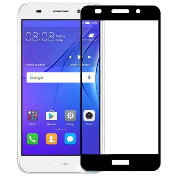 

Защитное стекло 2.5D Huawei Y3 (2017), Y3 (2018) Черный