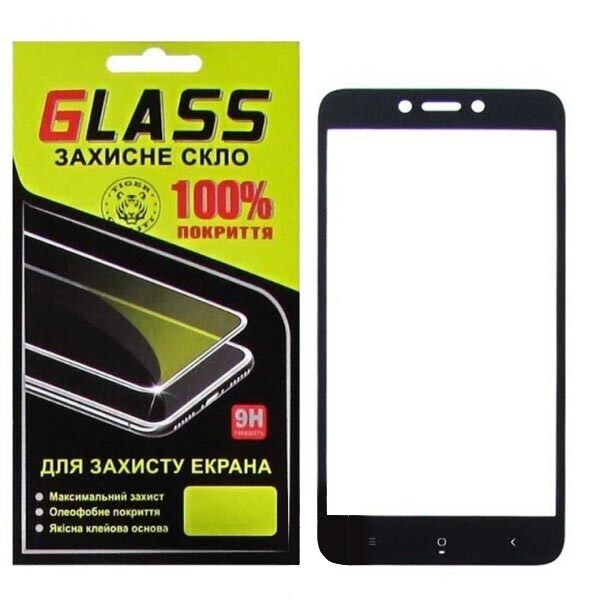 

Защитное стекло 3D Xiaomi Redmi 4X, Redmi Go Черный Glass
