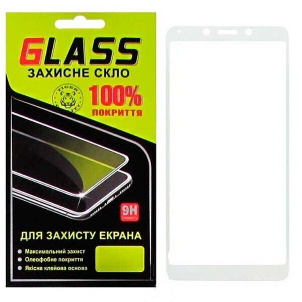 

Защитное стекло 2.5D Xiaomi Redmi 6, Redmi 6A Белый Glass
