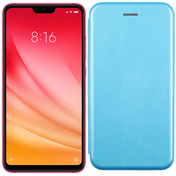 

Чехол книжка U-Like Best для Xiaomi Mi8 Lite Cyan (24963)