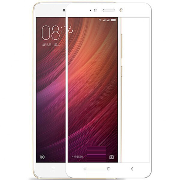 

Защитное стекло 3D Xiaomi Redmi Note 4, Note 4 Pro Белый .