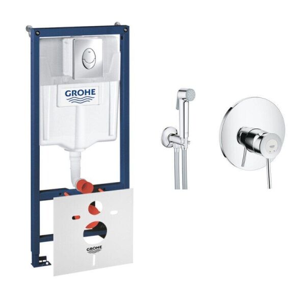 

Система инсталляции для биде GROHE Rapid SL / BauClassic 387210012904800S 61894