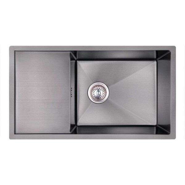 

Кухонная мойка прямоугольная IMPERIAL IMPD7844BLPVDH12 780мм x 440мм матовая 3,0/1,2мм 62860