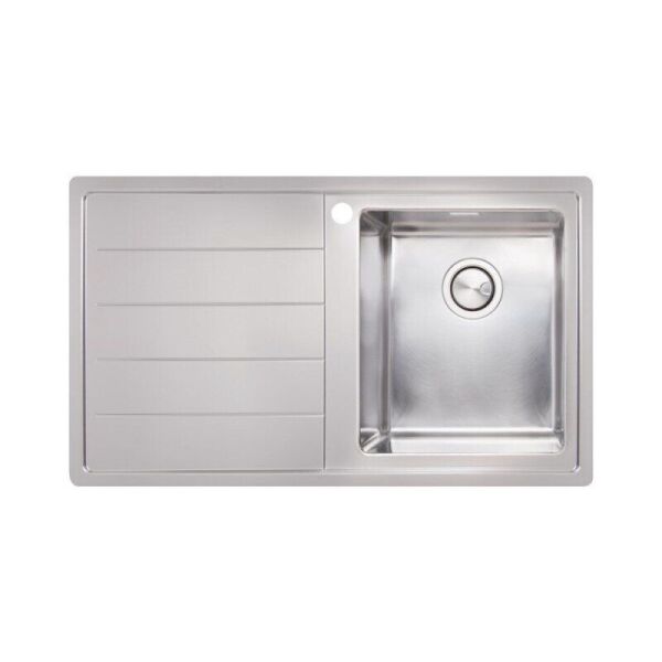 

Раковина на кухню нержавейка прямоугольная APELL LNP861FLBC 500мм x 860мм матовая 0.7мм 62747