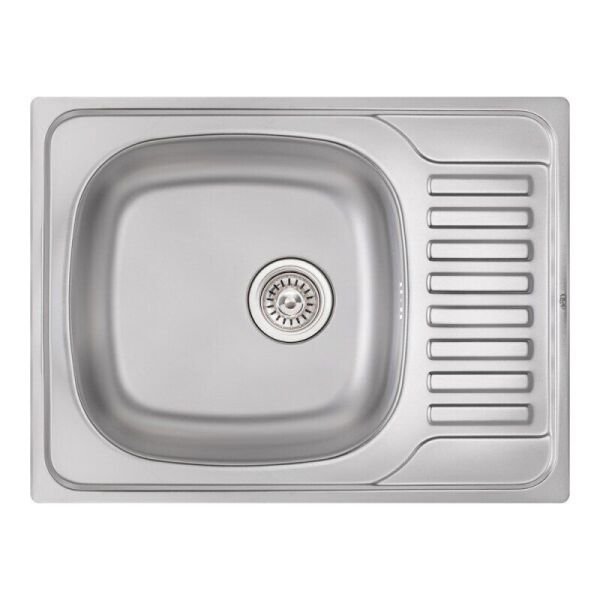 

Раковина на кухню стальная прямоугольная Q-TAP QT6550SAT08 500мм x 650мм матовая 0.8мм 76273