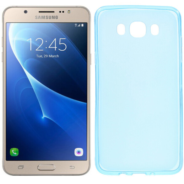 

Чехол силиконовый оригинальный для Samsung J510 (J5-2016) Blue (8217)