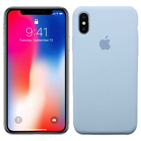 

Чехол силиконовый оригинальный для iPhone X/Xs Галька (19733)
