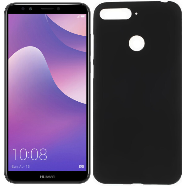 

Чехол силиконовый оригинальный для Huawei Y6 Prime (2018) Black (24651)