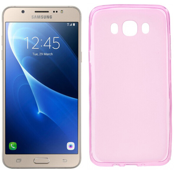 

Чехол силиконовый оригинальный для Samsung J510 (J5-2016) Pink (8218)