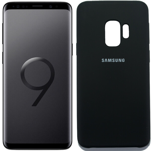 

Чехол силиконовый оригинальный для Samsung G960 Galaxy S9 Чёрный (20555)