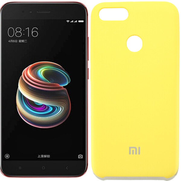 

Чехол силиконовый оригинальный для Xiaomi Mi5x/A1 Золотой (20575)