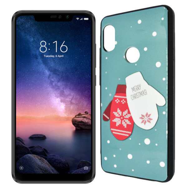 

Чехол Silicone Christmas Case для Xiaomi Redmi Note 6 Pro Glove (25007)