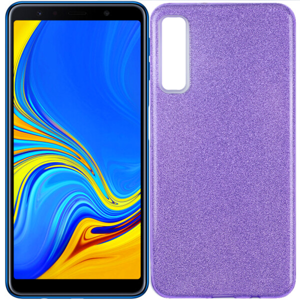 

Чехол силиконовый 3in1 Блёстки для Samsung A750 Galaxy A7 2018 Violet (26827)