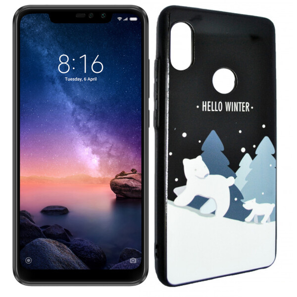 

Чехол Silicone Christmas Case для Xiaomi Redmi Note 6 Pro Bear (25006)