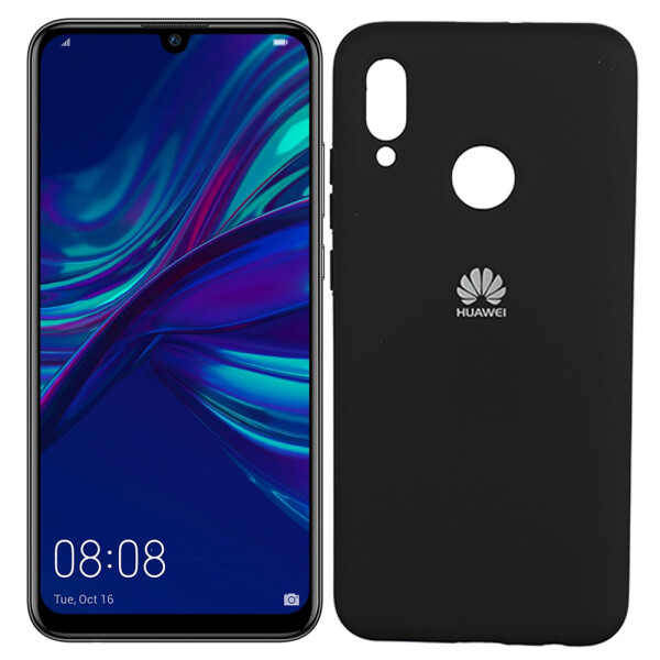 

Чехол силиконовый оригинальный для Huawei P Smart 2019/Honor 10 Lite Чёрный FULL (26072)