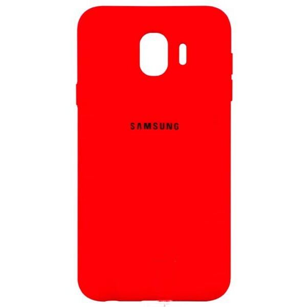 

Чехол Silicone Case Full Samsung J4 (2018) J400 Красный