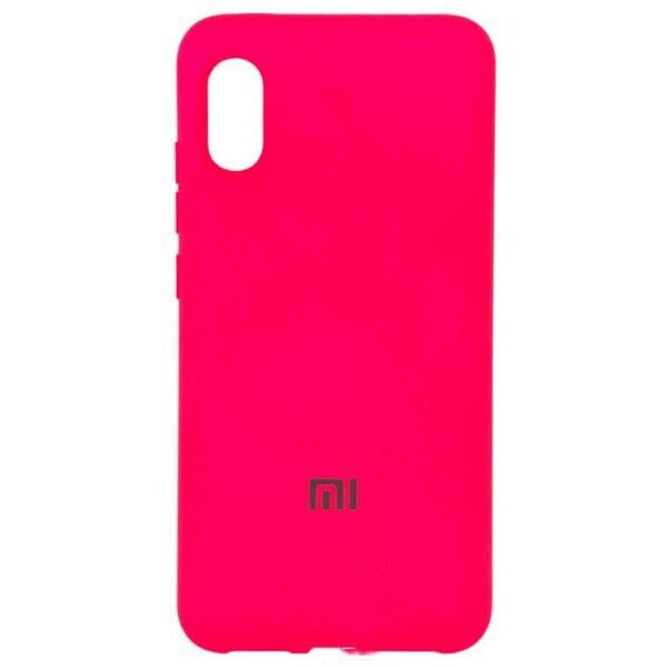 

Чехол Silicone Case Full Xiaomi Redmi Mi8 Pro Малиновый
