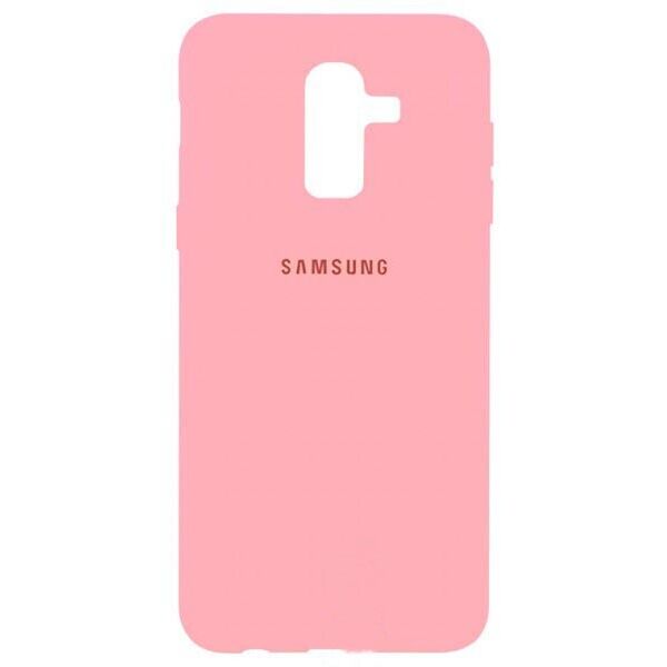 

Чехол Silicone Case Full Samsung J8 (2018) J810 Розовый