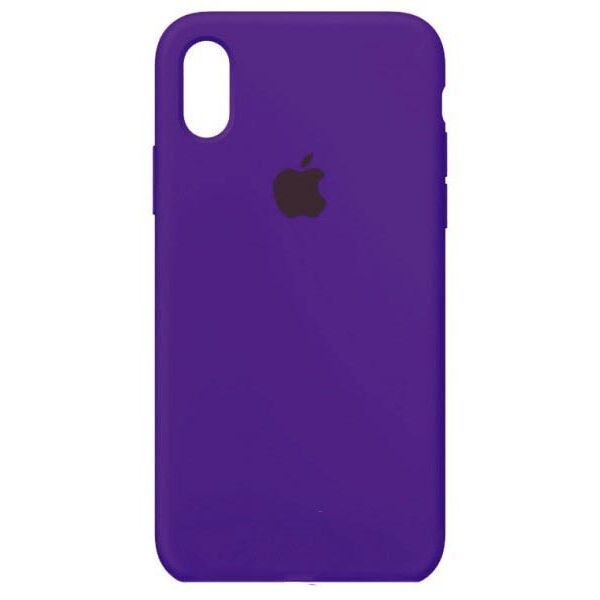 

Чехол Silicone Case Full Apple iPhone XS Max Фиолетовый
