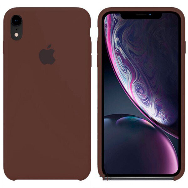 

Чехол Silicone Case Apple iPhone XR темно-Коричневый 22